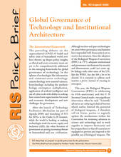 Global Governance of Technology and Institutional Architecture