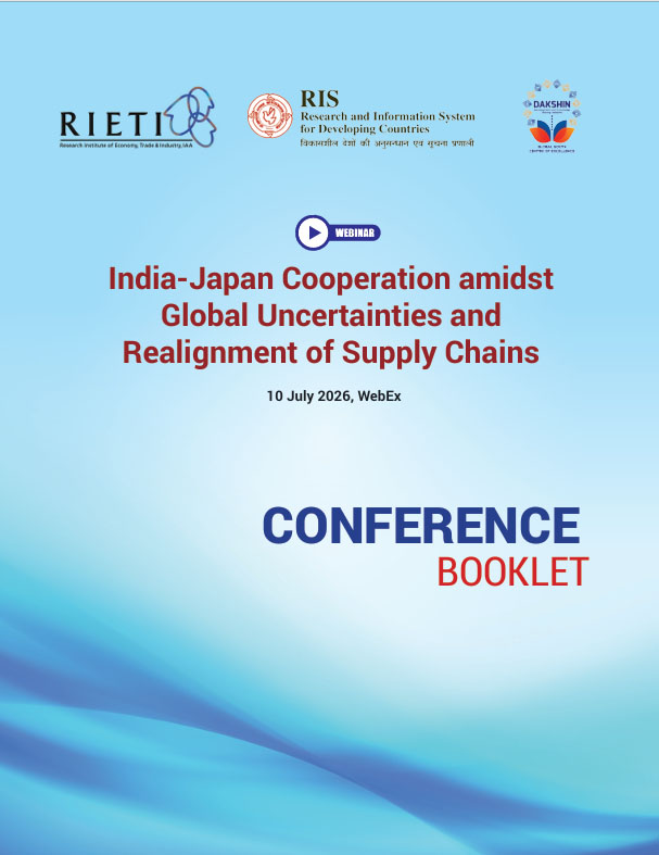 India-Japan Cooperation amidst  Global Uncertainties and  Realignment of Supply Chains