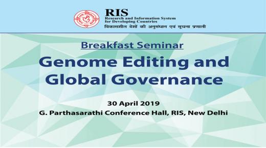 Breakfast Seminar: Genome Editing and Global Governance