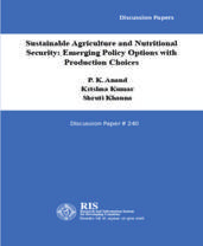 Sustainable Agriculture and Nutritional Security